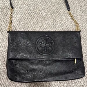 Tory Burch Black Leather Crossbody Bag